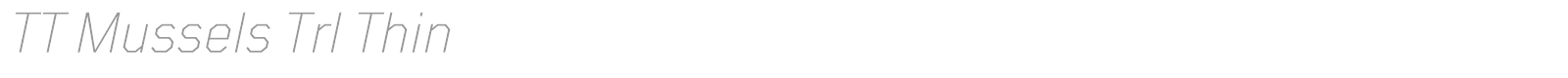 TT Mussels font preview